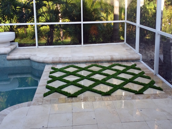 Artificial Grass Carpet Plantation Mobile Home Park, Florida Lawn And Garden, Backyards