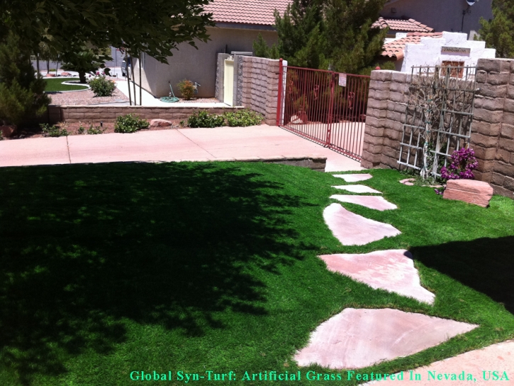 Fake Grass Biscayne Park, Florida Garden Ideas, Small Front Yard Landscaping