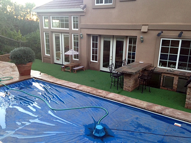 Grass Turf Taylor Creek, Florida Rooftop, Backyard Pool