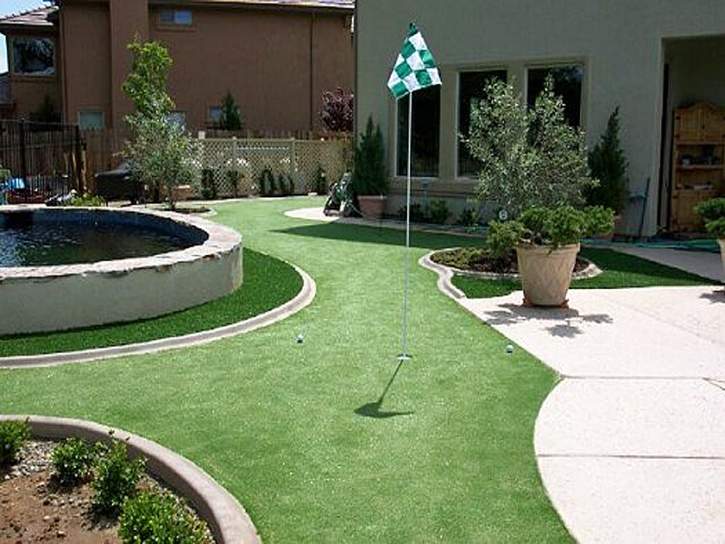 Turf Grass Palm Shores, Florida Office Putting Green, Backyard Makeover